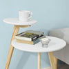 Sobuy, kafijas galds, sānu galds, kafejnīcas galds, reljefa galds, balts, FBT53-WN