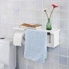 Sobuy, tualetes rullīšu turētājs, uz sienas piestiprināts vannas istabas plaukts, FRG175-W