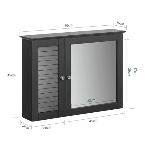 Sobuy sienas skapis ar 2 durvju skapīša vannas istabas mēbelēm, vannas istabas skapis, BZR55-DG