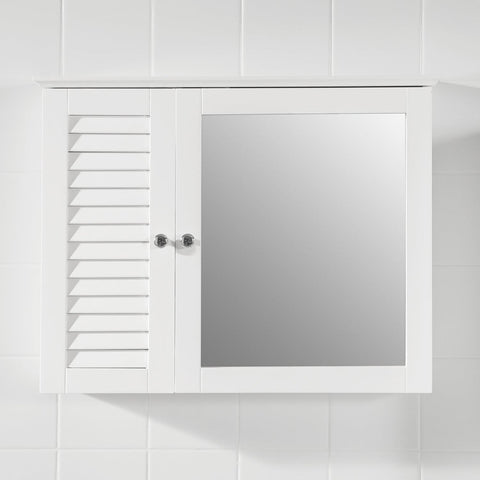 Sobuy sienas skapis ar 2 durvju skapīša vannas istabas mēbelēm, vannas istabas skapis, BZR55-W